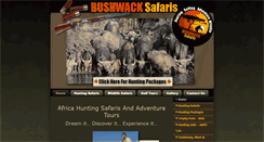 Desktop Screenshot of bushwacksafaris.co.za